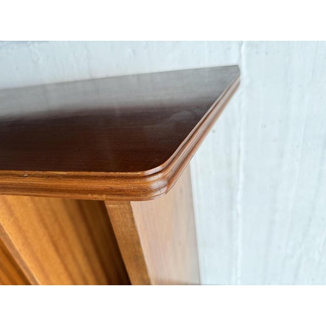 Brown Vintage Brown Teak, Liberia For Sale - Image 8 of 10