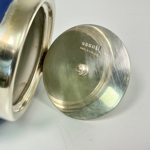 Early 20th C Antique English Chippendale Wedgwood Sterling Silver Hellenic Porcelain Tea Pot For Sale - Image 15 of 16