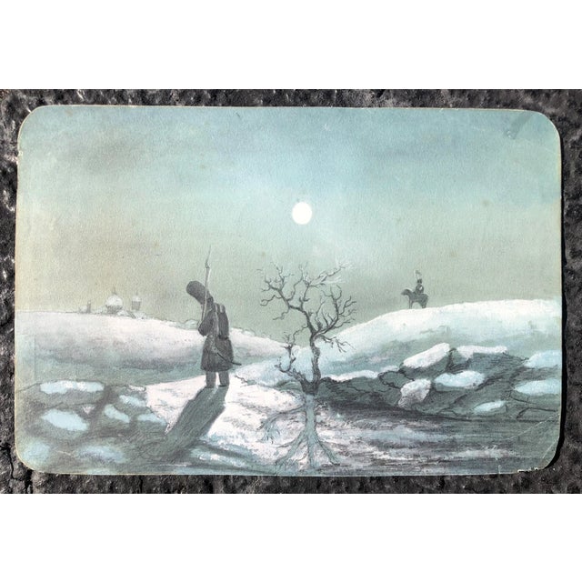 19th Century Russian Landscape Painting For Sale - Image 4 of 4