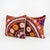 This beautiful 20'' x 23'' hand-embroidered Suzani pillow cover set was made from authentic Uzbek cotton fabric. The...