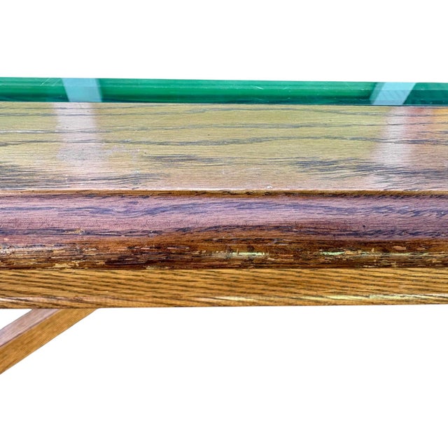 Late 20th Century Pennsylvania House William and Mary Style Oak Coffee Table For Sale - Image 10 of 12