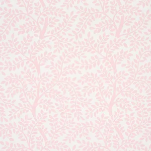 Schumacher Temple Garden II Wallpaper in Blush - Sample