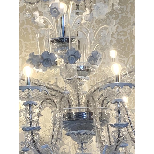Contemporary Floral Ca' Rezzonico Murano Glass Chandelier For Sale - Image 11 of 12
