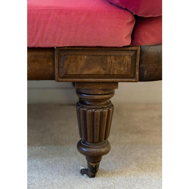 Red Antique Napoleon III Meridian For Sale - Image 8 of 9