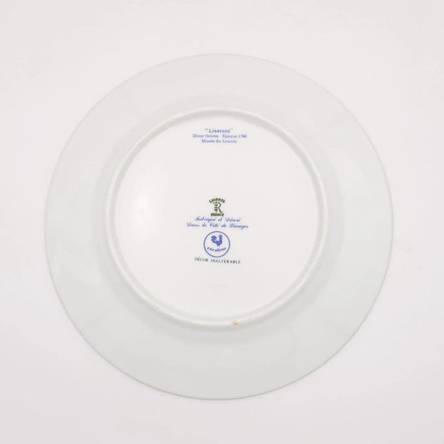 French Set of Twelve Porcelain Limoges Plates, Circa 1910 For Sale - Image 3 of 8