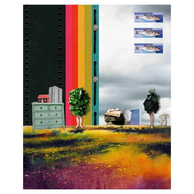 Chiara Santoro, Leaves at Time, Digital Collage, 2018 For Sale