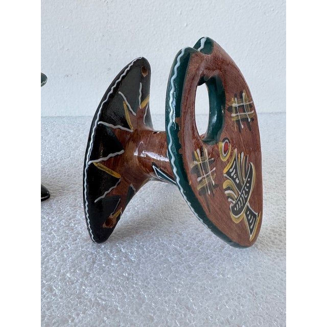 Majolica Ceramic Hangers from Deruta, Italy, 1960s, Set of 2 For Sale - Image 9 of 18