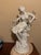 triking large-scale French bisque porcelain sculpture depicting a graceful seated female muse holding a mandolin. The...