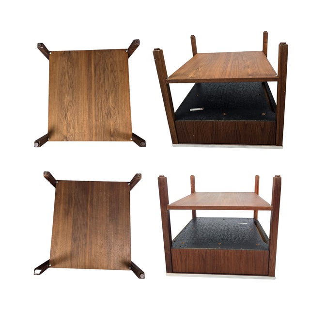 White 1950s Knoll Bedside Tables (Set of 2) For Sale - Image 8 of 10