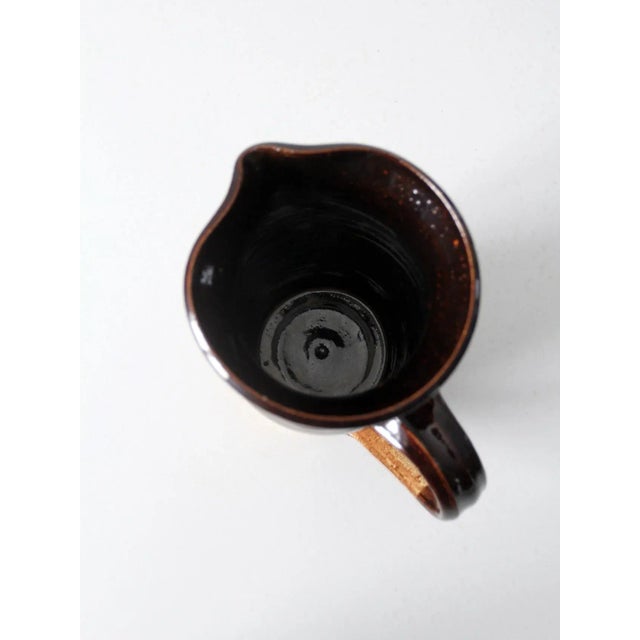 Vintage Studio Pottery Pitcher For Sale - Image 9 of 11