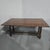 Fine fold out oak kitchen table, brass hinges, very useful table could be used as a hall console , , H stretche with...
