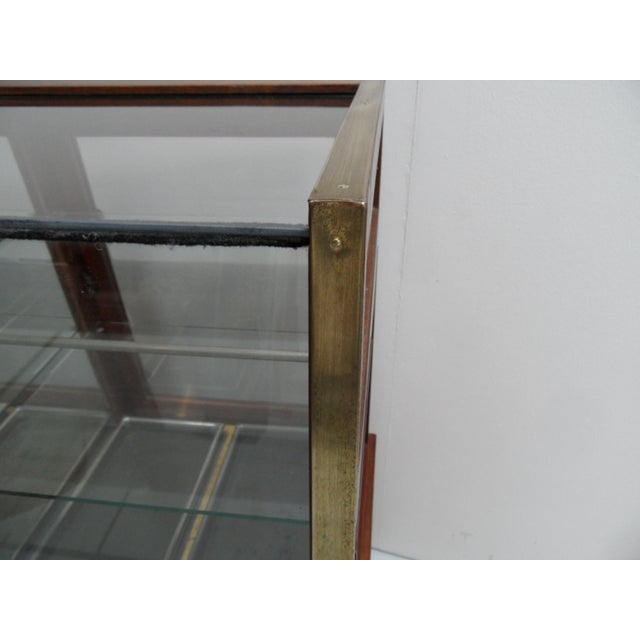 Antique Mahogany Bakery Display Cabinet, 1920s For Sale - Image 4 of 18