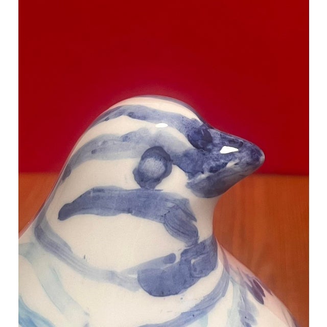 Florentine Ceramic Birds, 1970s, Set of 2 For Sale - Image 4 of 17