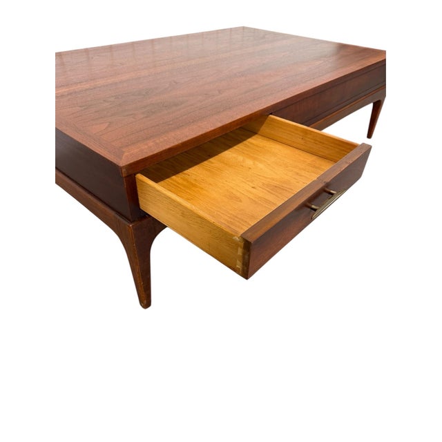 Wood Mid-Century Modern Lane Rhythm Rectangular Coffee Table - Refinished! For Sale - Image 7 of 10