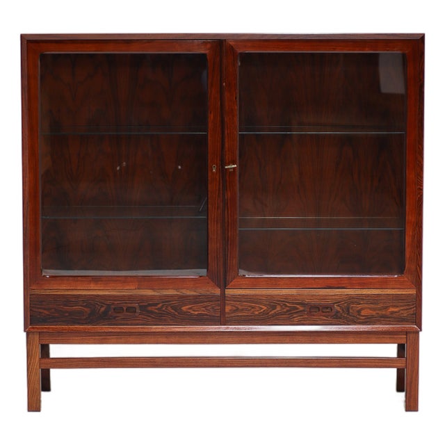 Display Cabinet in Rosewood from Brouer Møbelfabrik, Denmark, 1960s For Sale