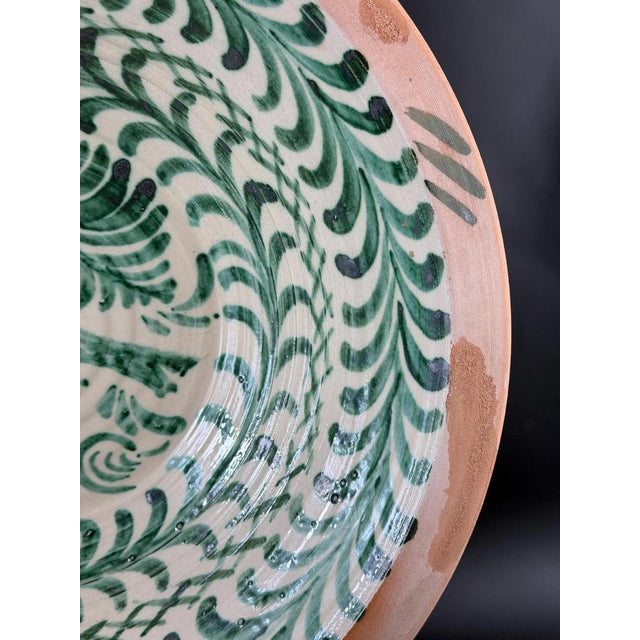 Large Spanish Fajalauza Ceramic Bowl from Lebrillo For Sale - Image 4 of 9