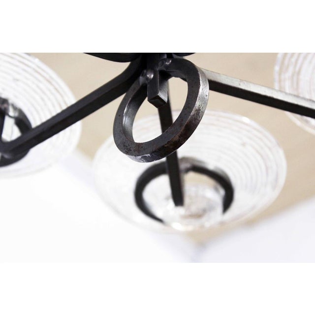 Art Deco Chandelier attributed to Erik Höglund, 1960s For Sale - Image 11 of 16