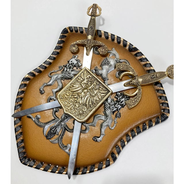 Vintage Coat of Arms Wall Plaque From Spain For Sale - Image 4 of 5