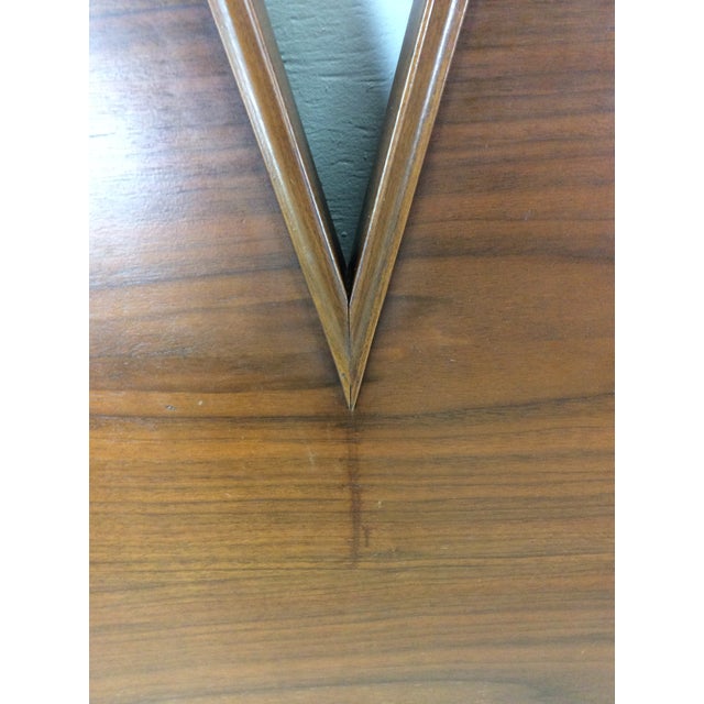 Mid Century Modern Full Sized Headboard by Albert Parvin for American of Martinsville For Sale - Image 11 of 12