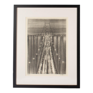 “Rush Hour” Lithograph Signed by Richard Florsheim