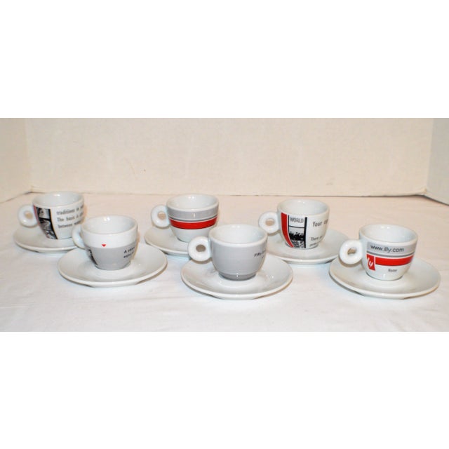 2002 Illy Art Collection Maria Joao Calisto Espresso Demitasse Cups