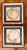 Gold Mid 20th Century Large Plates in Shadow Boxes - Set of 2 For Sale - Image 8 of 8