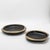 Wood Bowl in Black Oak With Bronze Patina Brass Details by R&y Augousti For Sale - Image 7 of 9