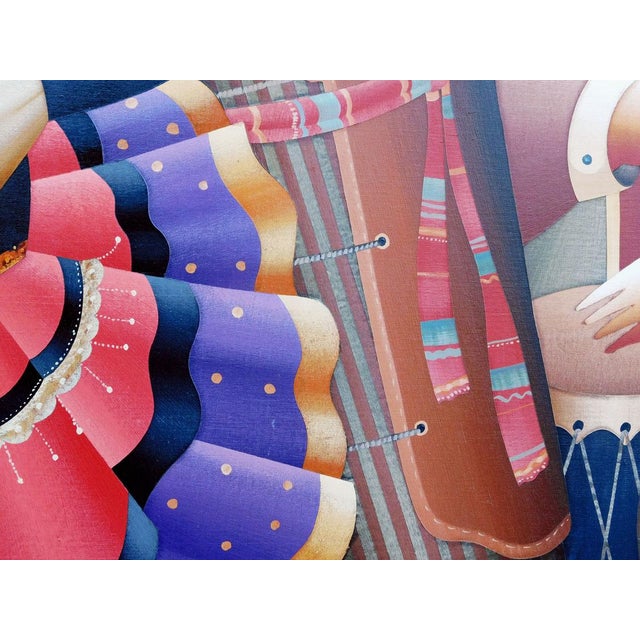 Anton Arkhipov Dona Dolores Original Russian Painting Custom Framed Art Artwork For Sale - Image 12 of 12