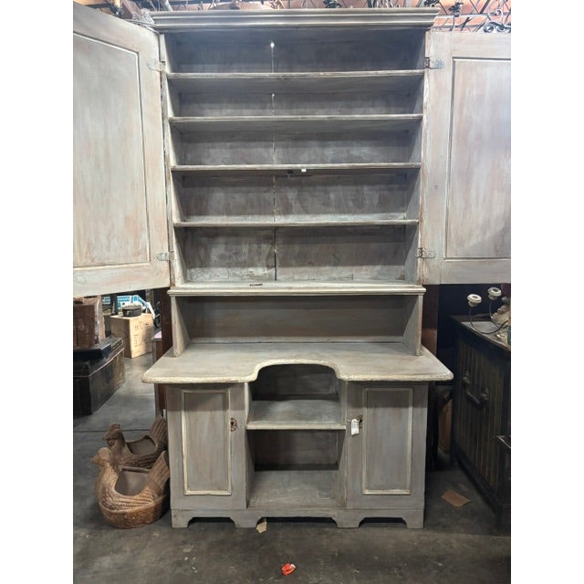 Early 19th Century Swedish Painted Skap Cabinet For Sale - Image 13 of 18