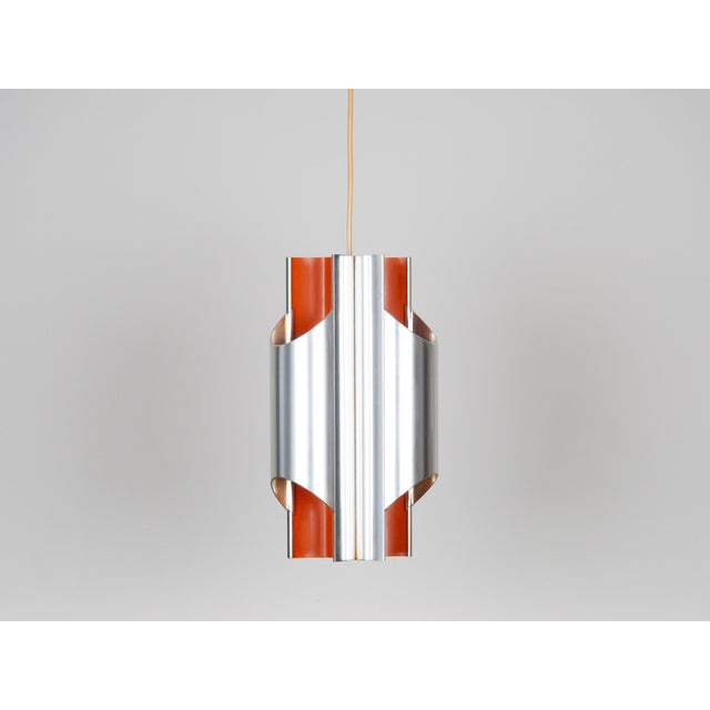Vintage Pendant Lamp by Bent Karlby for Lyfa, Denmark, 1970s For Sale - Image 3 of 16