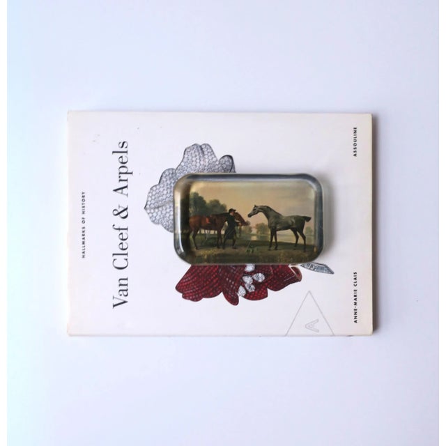 Horse Country Scene Glass Paperweight, Circa 1970s For Sale - Image 4 of 7