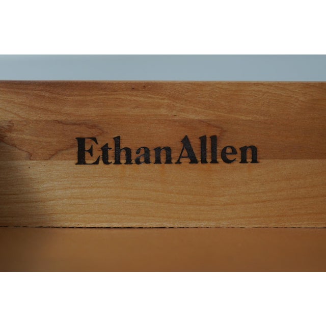 Ethan Allen Cherry Block Front Bachelors Chest For Sale - Image 17 of 18