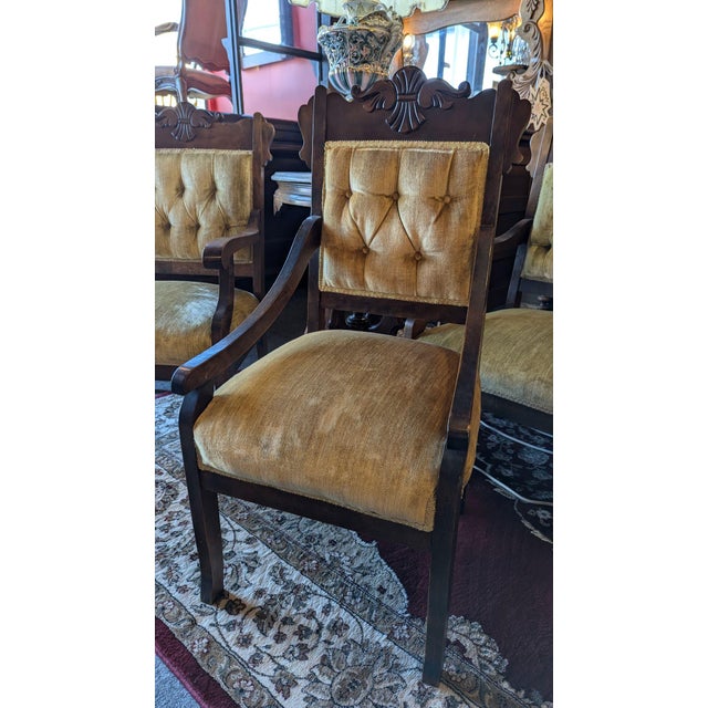 Late 19th Century Victorian 5 Piece Parlor Set For Sale - Image 4 of 11