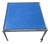 1970s Richard Schultz Style Knoll Aluminum and Blue Enamel Side-Coffee Table For Sale