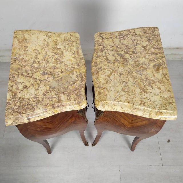 Louis XV Nightstands, 1930s, Set of 2 For Sale - Image 10 of 14