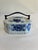 Vintage Blue and White Floral Ceramic Box With Handle For Sale In Oklahoma City - Image 6 of 10