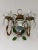 French Maison Baguès Green Colored Leaves Floral Crystal Prisms Bows Sconces For Sale - Image 6 of 9