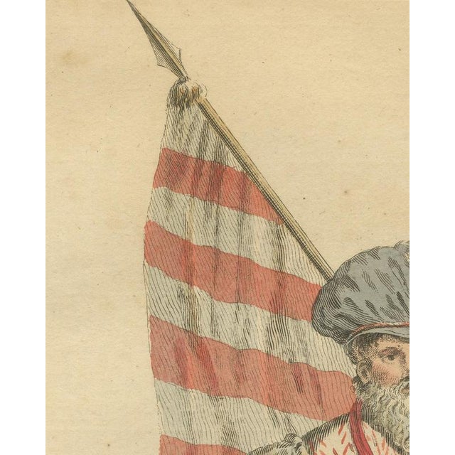 Jefferys, Ensign of the German Infantry with Red and White Flag, Costume of 1588, 1757, Engraving For Sale - Image 4 of 9
