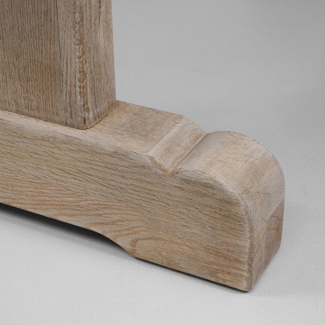 Mid 20th Century Mid 20th Century France Tan Wood Dining Table For Sale - Image 5 of 10