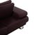Leather Chrome Harry Corner Sofa in Bordeaux Aubergine with Manual Function from Ewald Schillig For Sale - Image 10 of 18