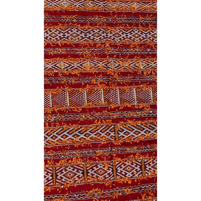 1980s Moroccan Kilim Zemmour Rug - 9.5 X 5.35 Ft For Sale - Image 11 of 11