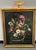 Pink Italian Artist Signed Still Life Floral Oil Painting For Sale - Image 8 of 11