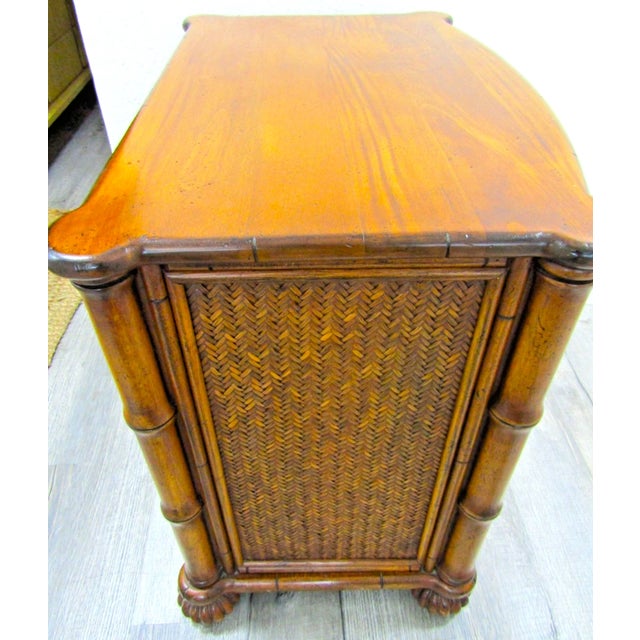 Tommy Bahama Landis Hall Bamboo Commode Chest Lexington Home Brands LHB 513-621 For Sale - Image 10 of 18