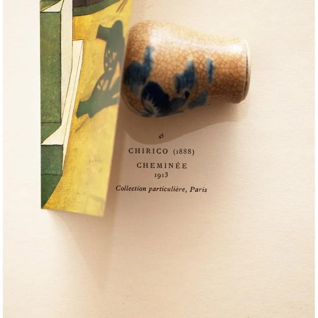 After Giorgio De Chirico "Chimney" First Edition Period Swiss Surrealist Offset Lithograph For Sale - Image 9 of 12