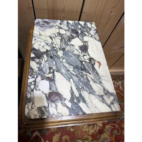 Brown Art Deco Bedside Tables, Set of 2 For Sale - Image 8 of 9