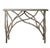 Matthew Izzo Home Faux Bois Iron Console Table For Sale - Image 4 of 4