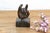 Wood Sacred Gesture, Antique Miniature Bronze Mudra For Sale - Image 7 of 7