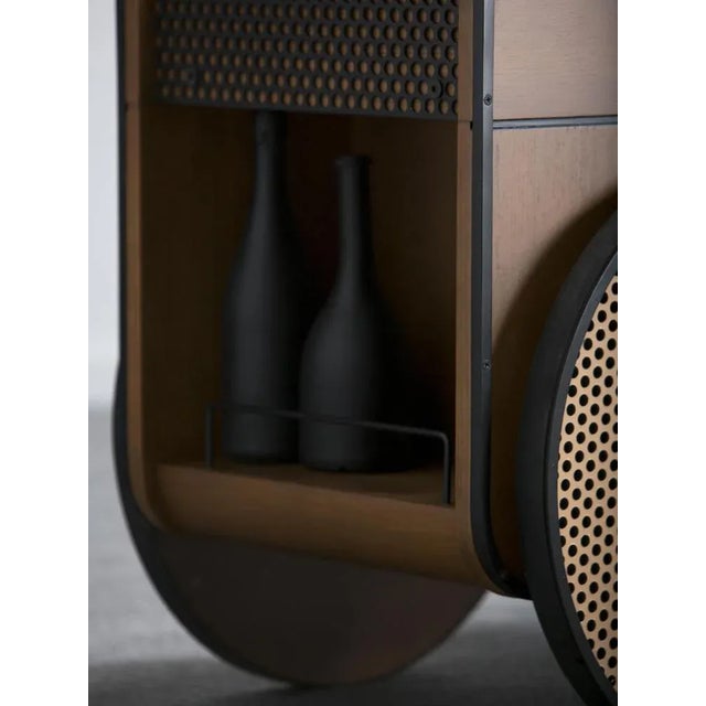 Trink Bar Cart in Teak by Karl Chucri and Rami Boushdid for Kann Design For Sale - Image 6 of 8