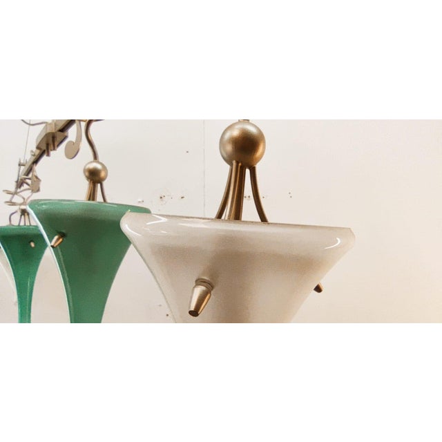 Suspension Light with Murano Drop Glass For Sale - Image 9 of 18