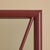 Wood Italian Red Lacquered Wall Mirror, 1970s For Sale - Image 7 of 9
